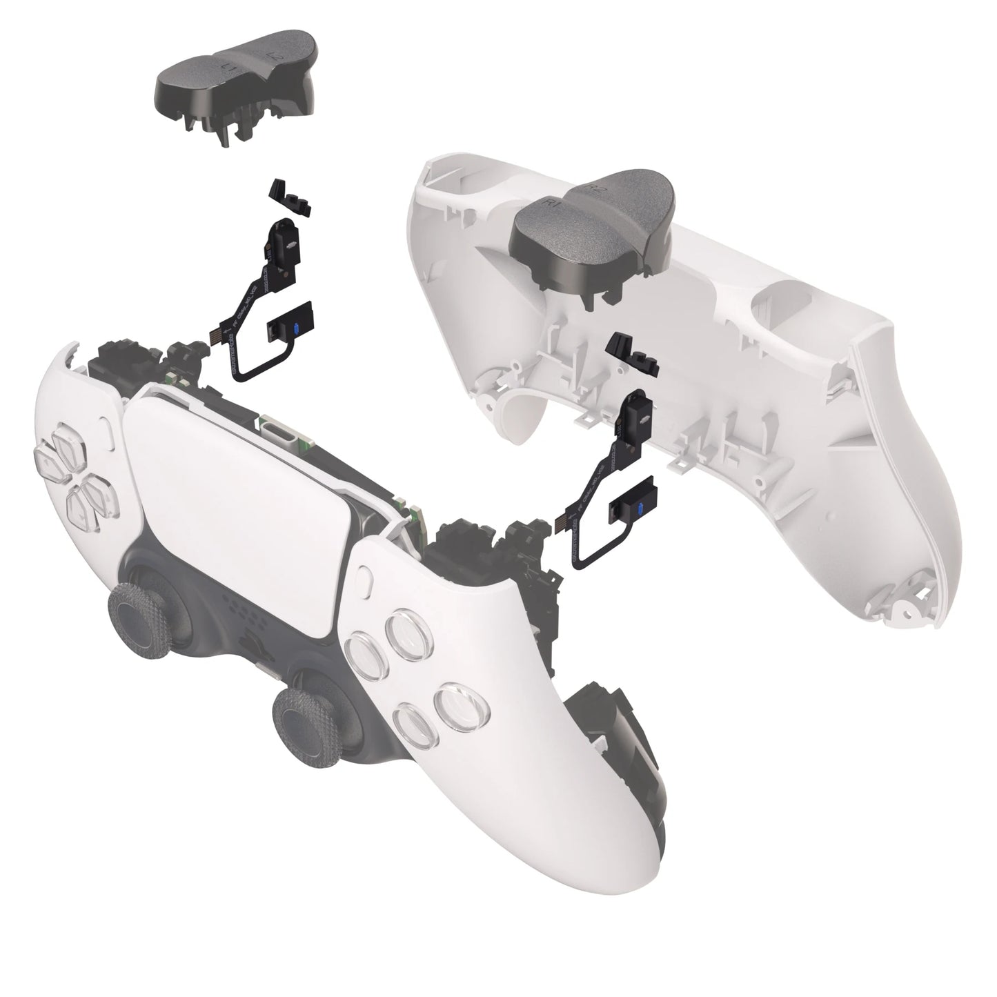 eXtremeRate Micro Switch - Light Version Clicky Hair Trigger Kit for ps5 Controller BDM-010 & BDM-020, Shoulder Buttons