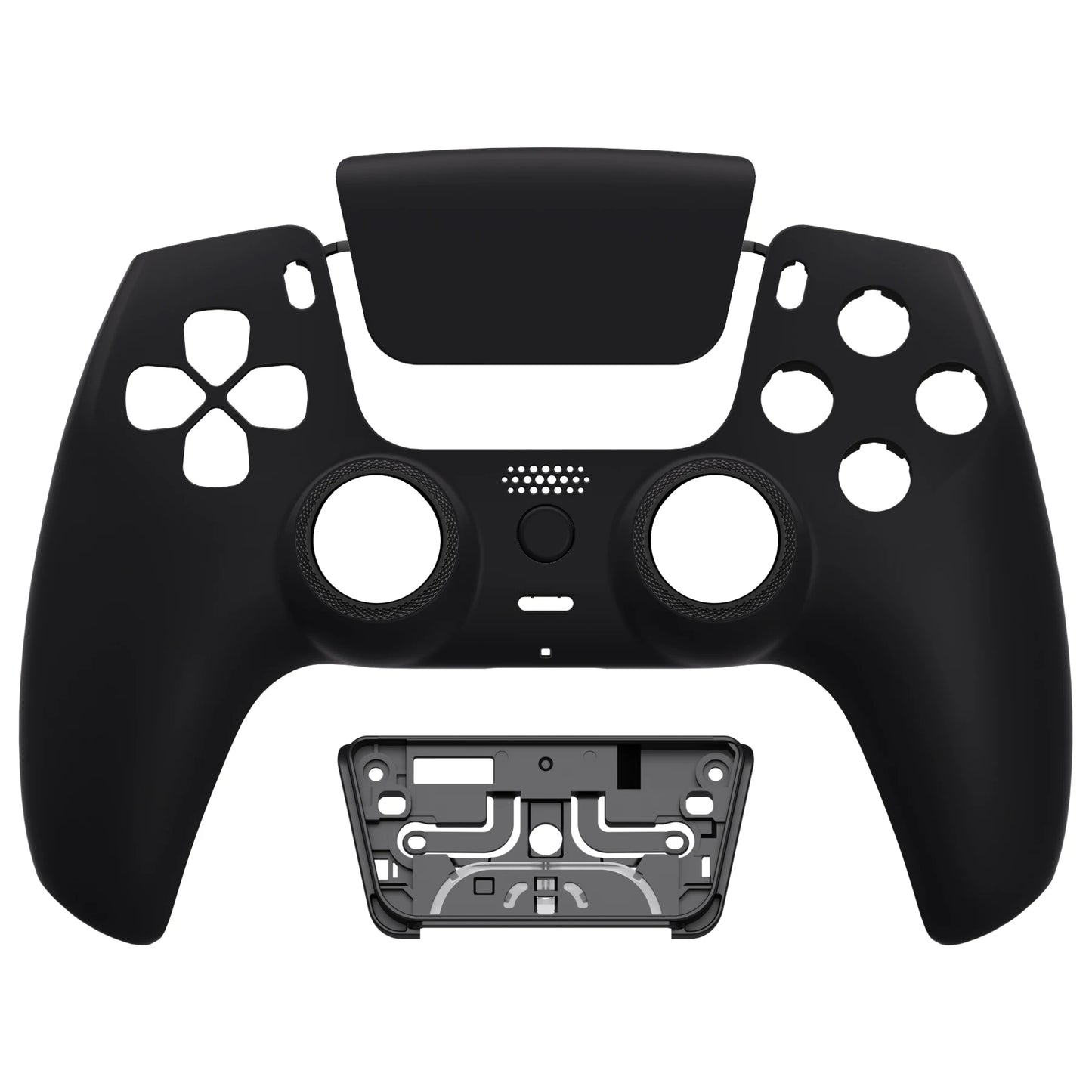 eXtremeRate LUNA Replacement Front Shell Touchpad for ps5 Controller BDM-010/020/030/040/050 - Black/White