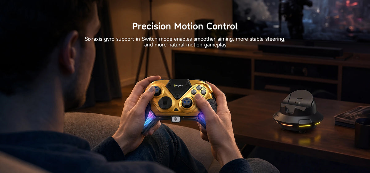 EasySMX Dune 8K Wireless Gaming Controller For PC/Steam/Switch/Android/iOS