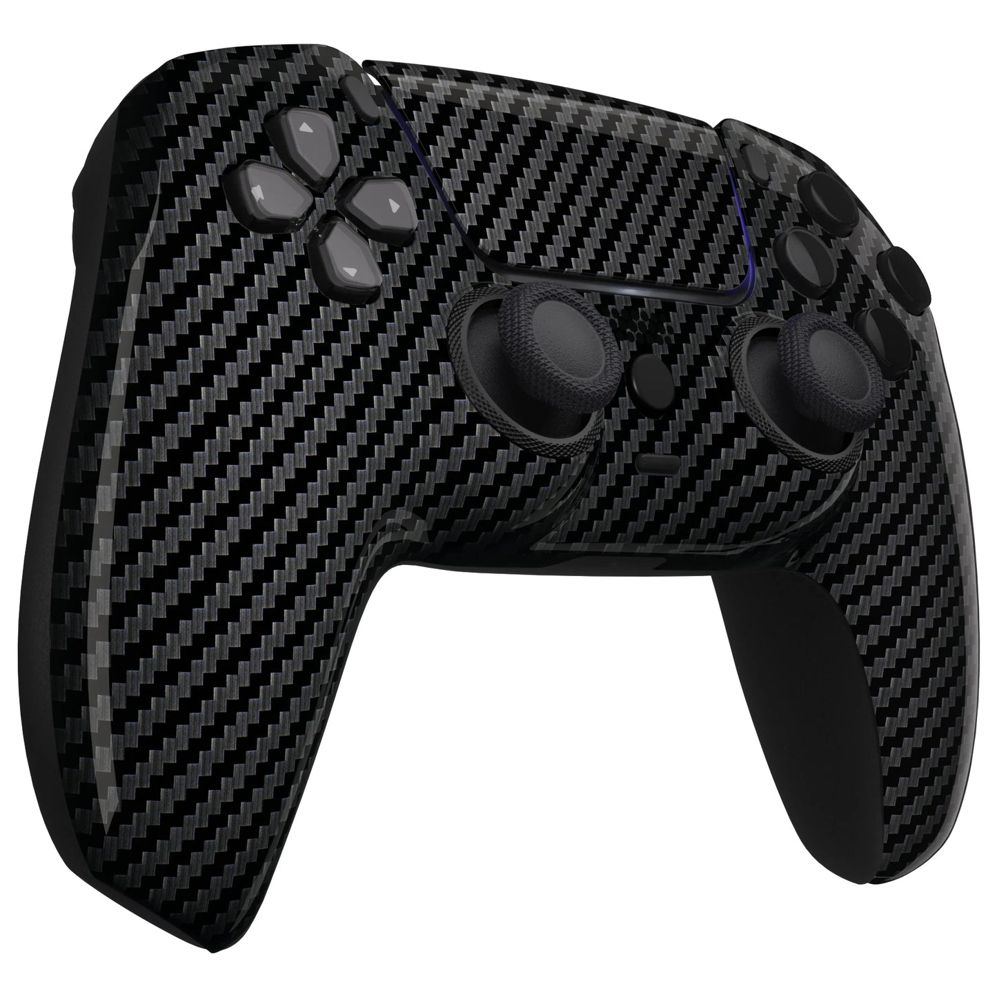 eXtremeRate LUNA Redesigned Shell Touchpad for ps5 Controller BDM-010/020/030/040/050 - Graphite Carbon