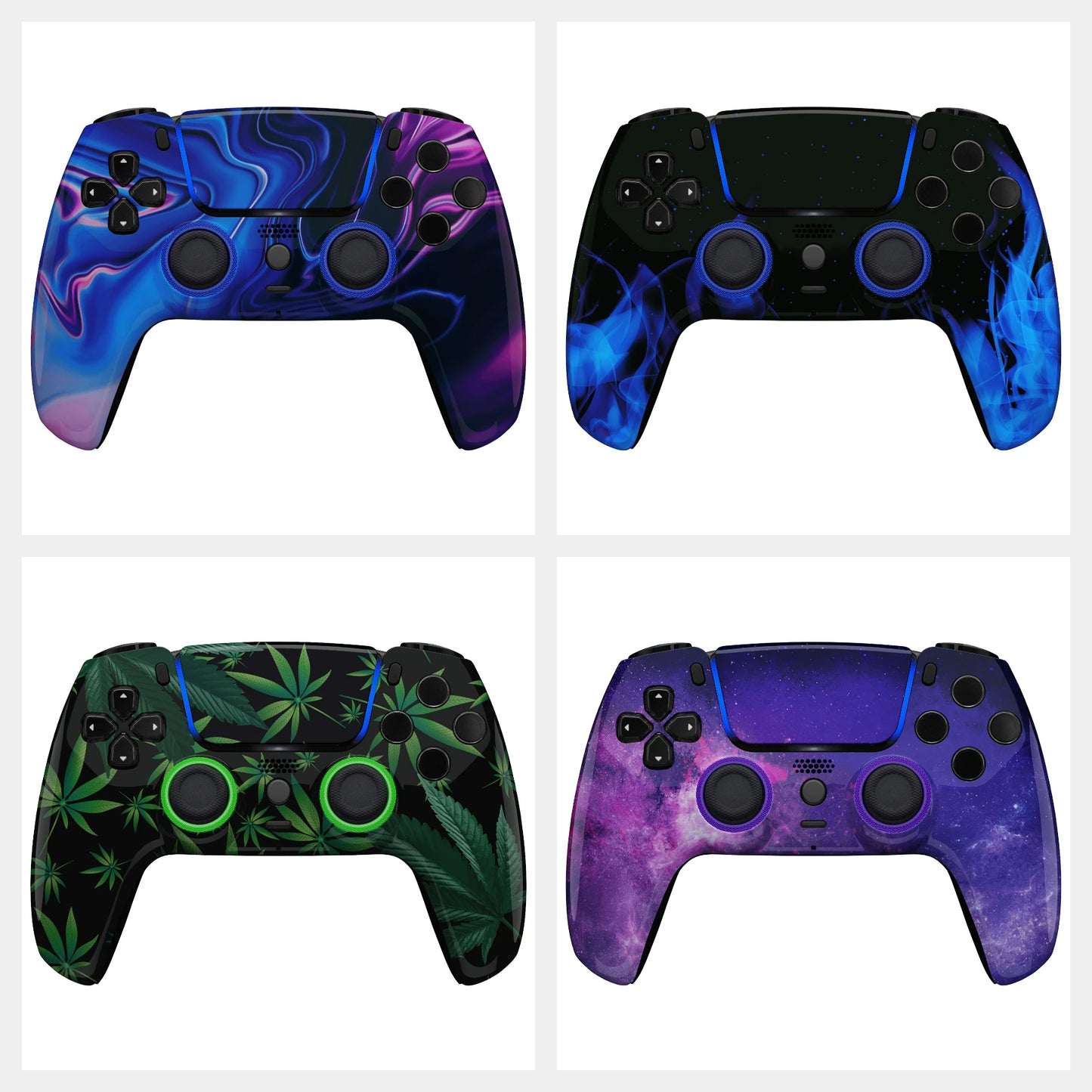 eXtremeRate LUNA Redesigned Replacement Front Shell Touchpad Compatible with ps5 Controller BDM-010/020/030/040/050