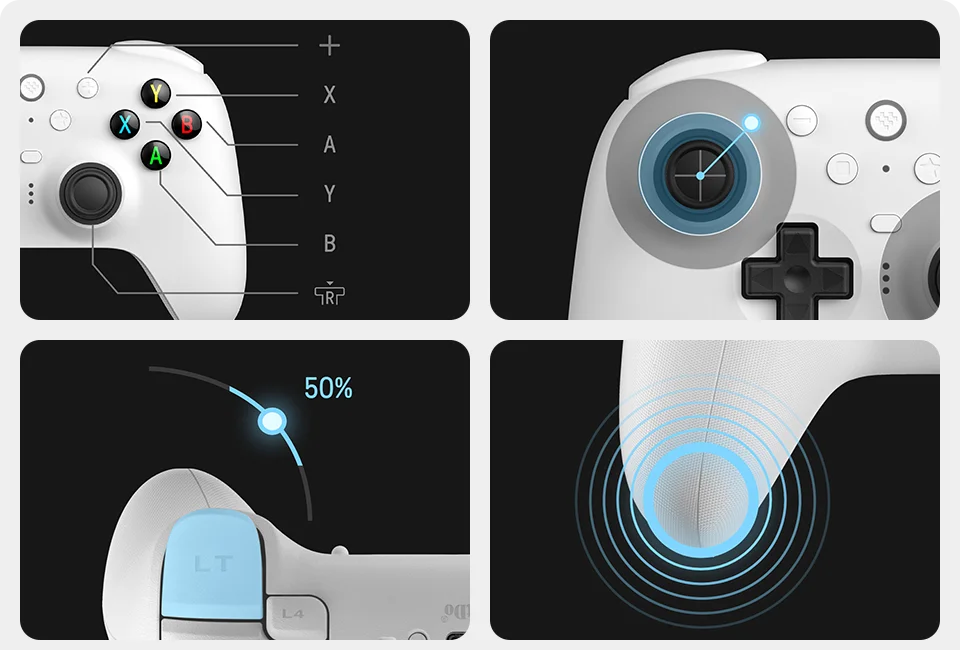 8BitDo Ultimate 2 Wireless Gaming Controller for PC/Android
