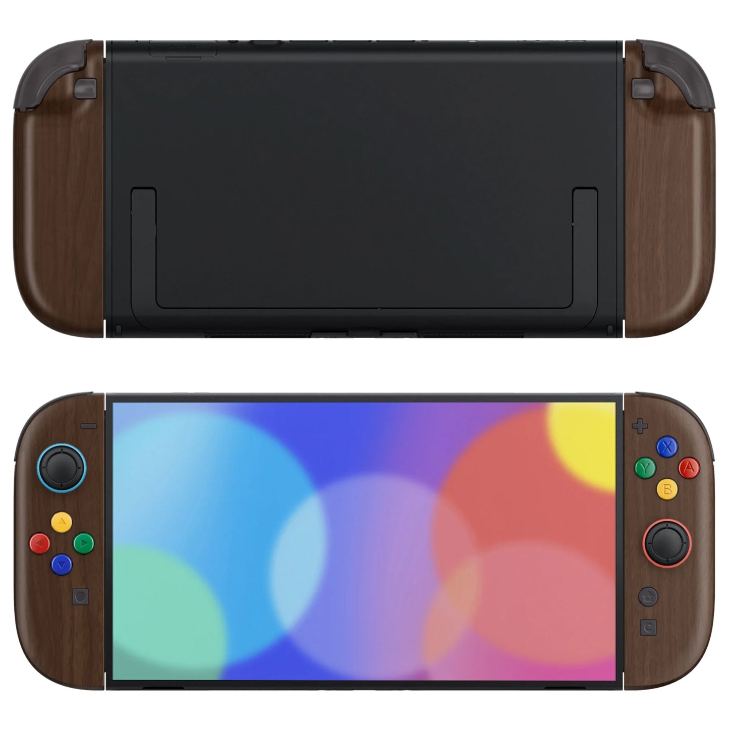 eXtremeRate DIY Replacement Housing Case Buttons with Tools for Joycon 2, for Nintendo Switch 2 - Wood Grain