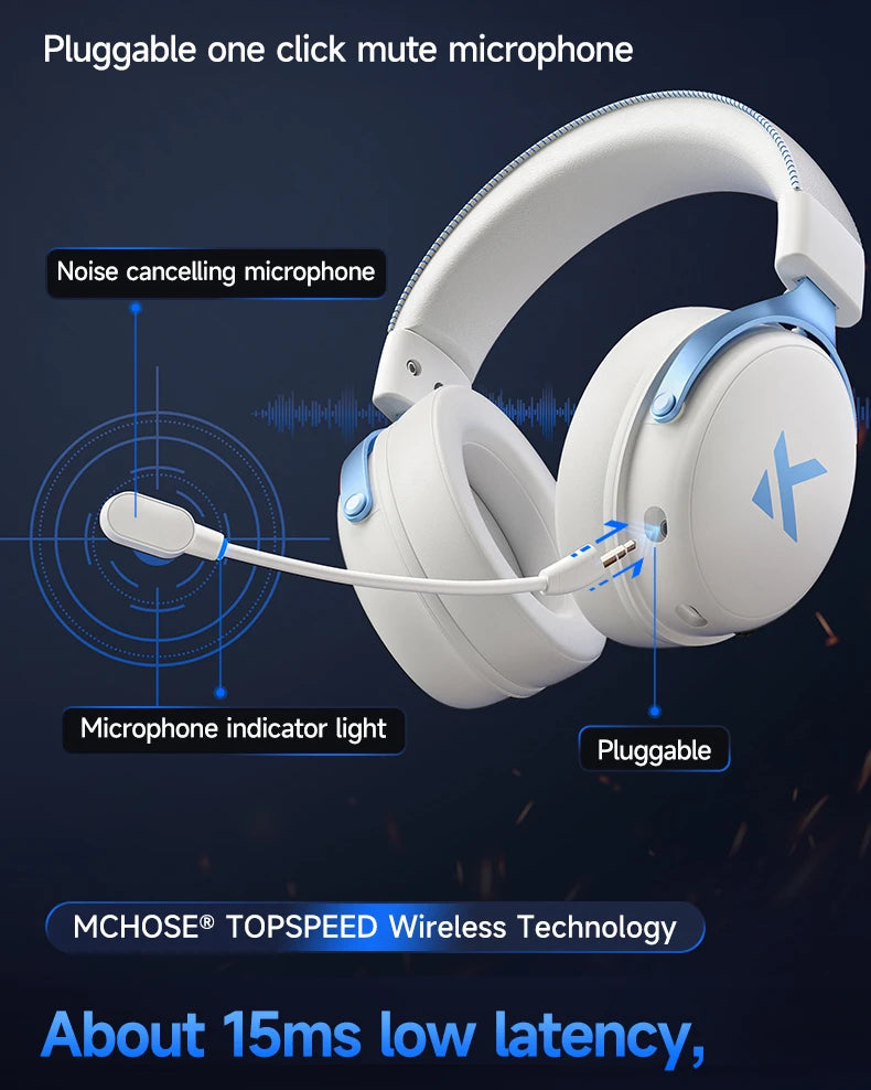 MCHOSE V9 Pro E-Sports Wireless Gaming Headset