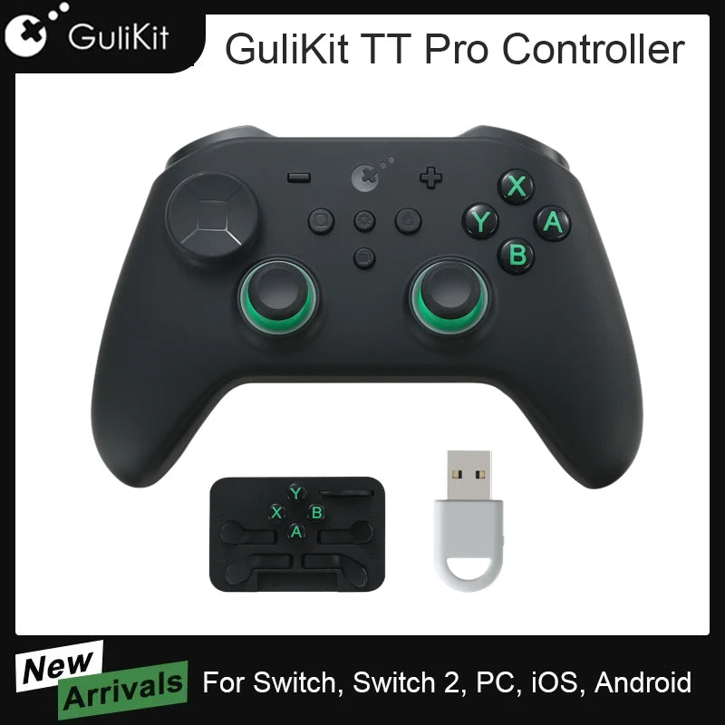GuliKit TT Pro Wireless Gaming Controller for PC/Nintendo Switch 1/2/iOS/Android
