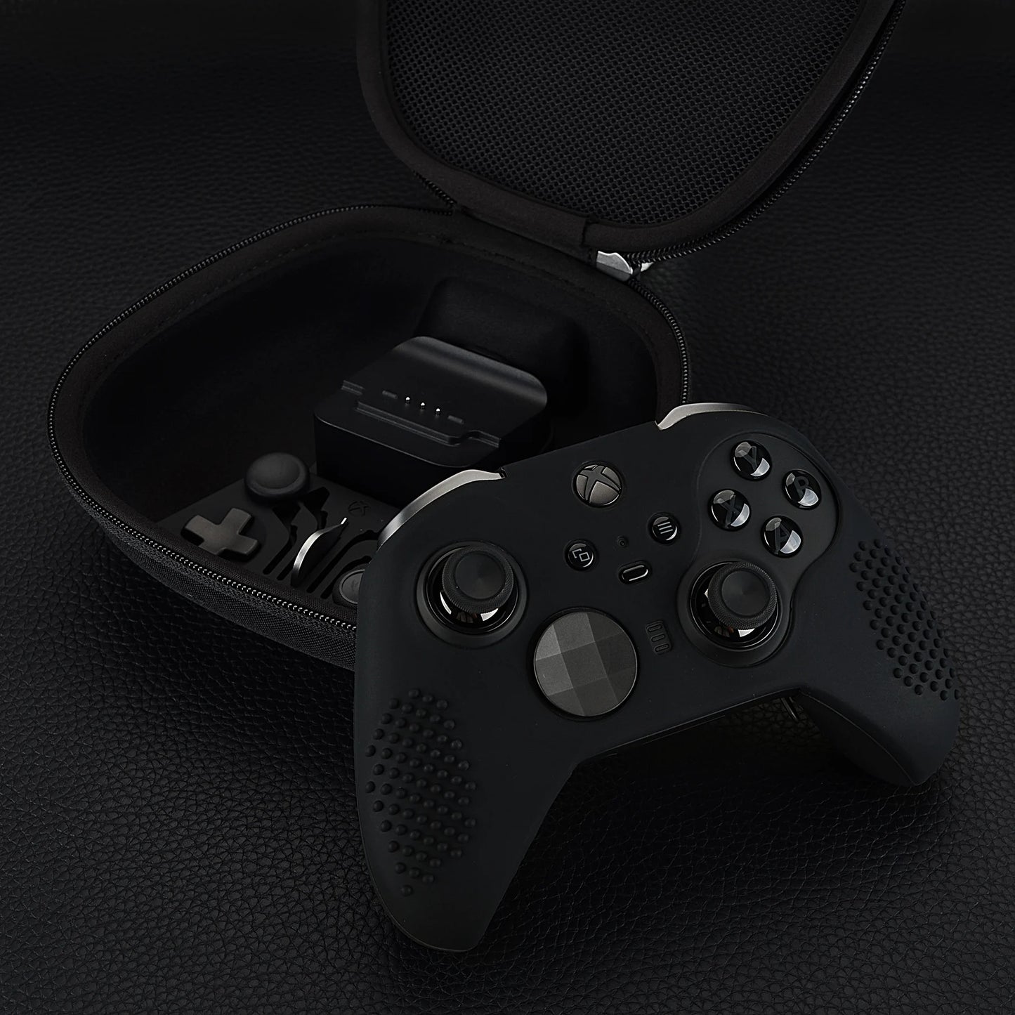 eXtremeRate Soft Anti-Slip Silicone Cover Skins Controller Protective Case for New Xbox One Elite Series 2