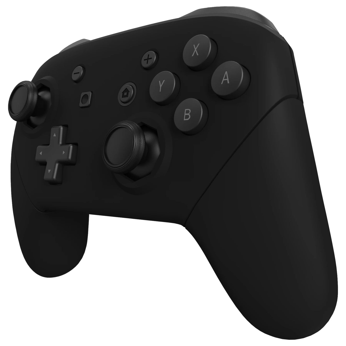 eXtremeRate DIY Grip Housing Shell for NS Switch Pro Controller - Black, Octagonal Gated Sticks Design