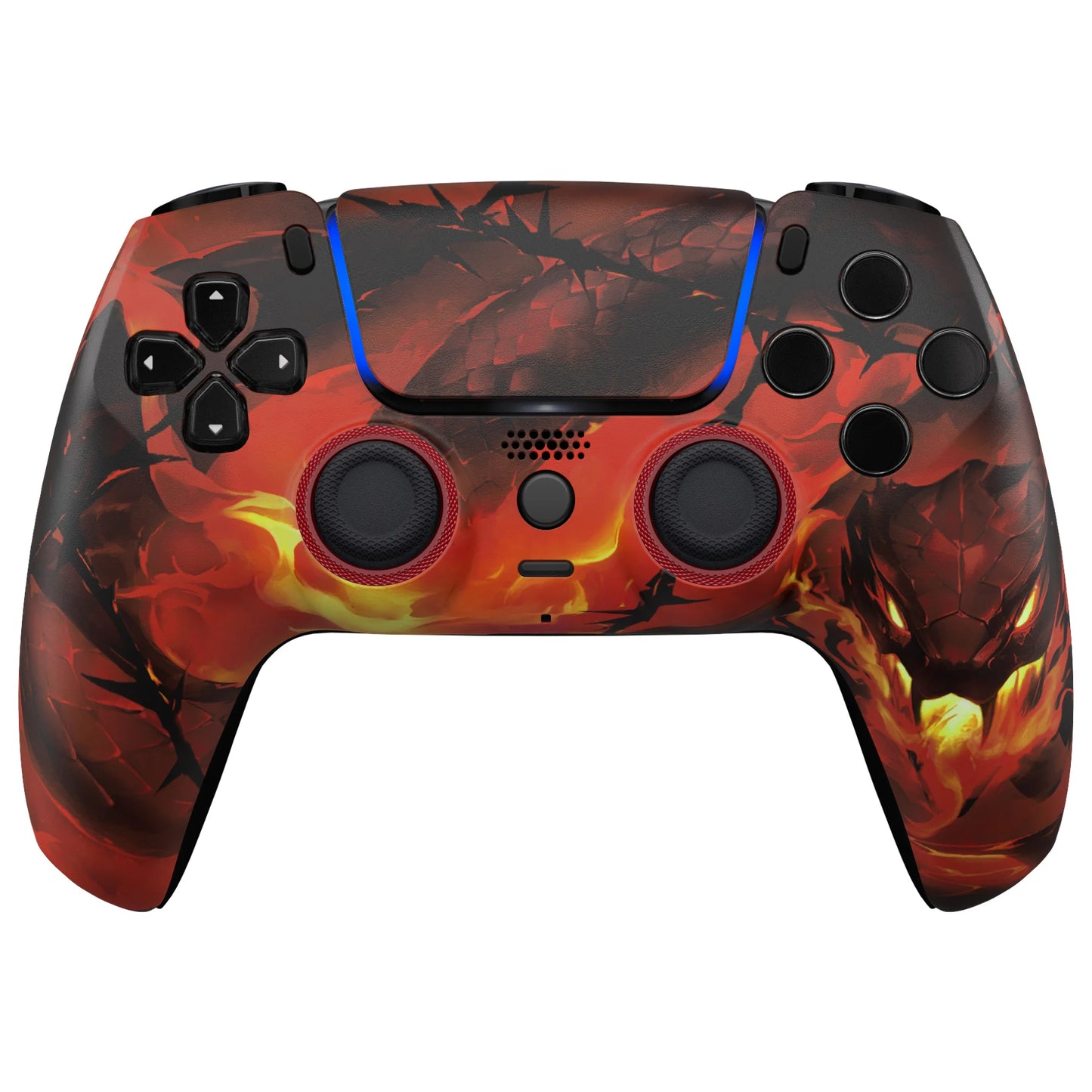 eXtremeRate LUNA Redesigned Replacement Front Shell Touchpad Compatible with ps5 Controller BDM-010/020/030/040/050