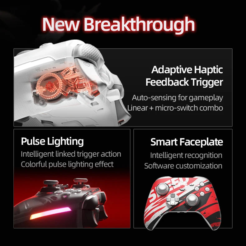 Beitong KP70 Elite: AI-Enhanced Wireless Gaming Controller  for PC/Switch 1&2/Android
