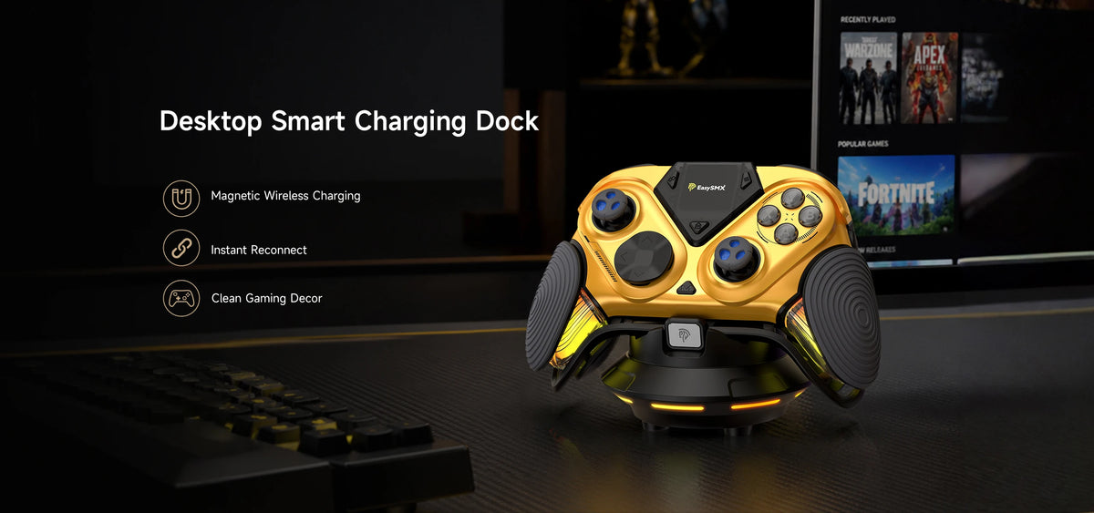 EasySMX Dune 8K Wireless Gaming Controller For PC/Steam/Switch/Android/iOS