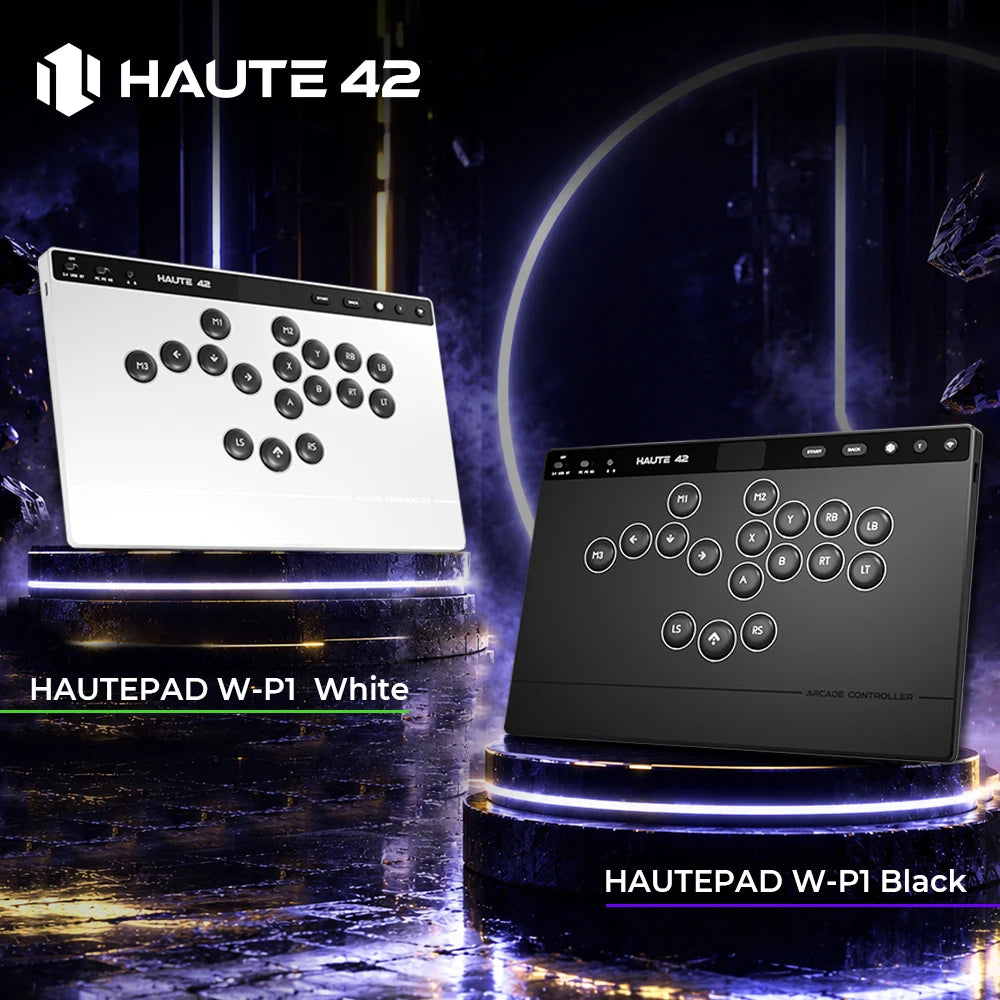 Haute42 W-P1 Wired/2.4G Wireless Hitbox Leverless Controller For PC/PS5/Switch