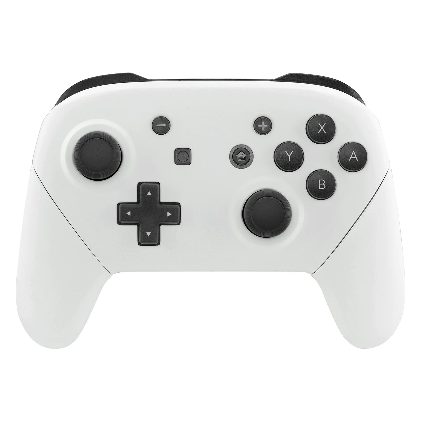 eXtremeRate DIY Grip Housing Shell for NS Switch Pro Controller - Black, Octagonal Gated Sticks Design