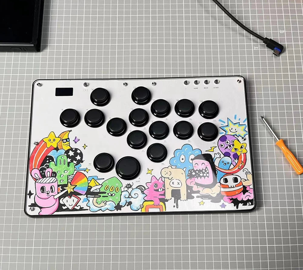 Haute42 U16 Arcade Leverless Controller for PC/PS5/PS4/Switch