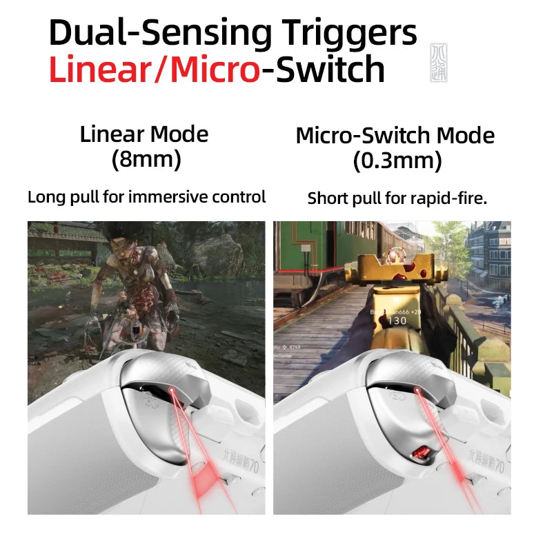 Beitong KP70 Elite: AI-Enhanced Wireless Gaming Controller  for PC/Switch 1&2/Android