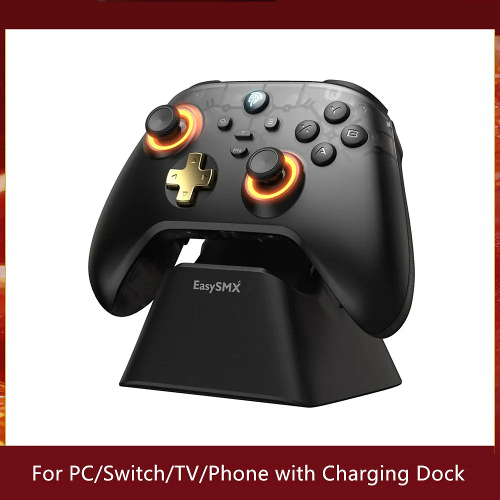 Easy SMX D05 Wireless Gaming Controller For PC/Switch/Android/iOS with Charging Dock