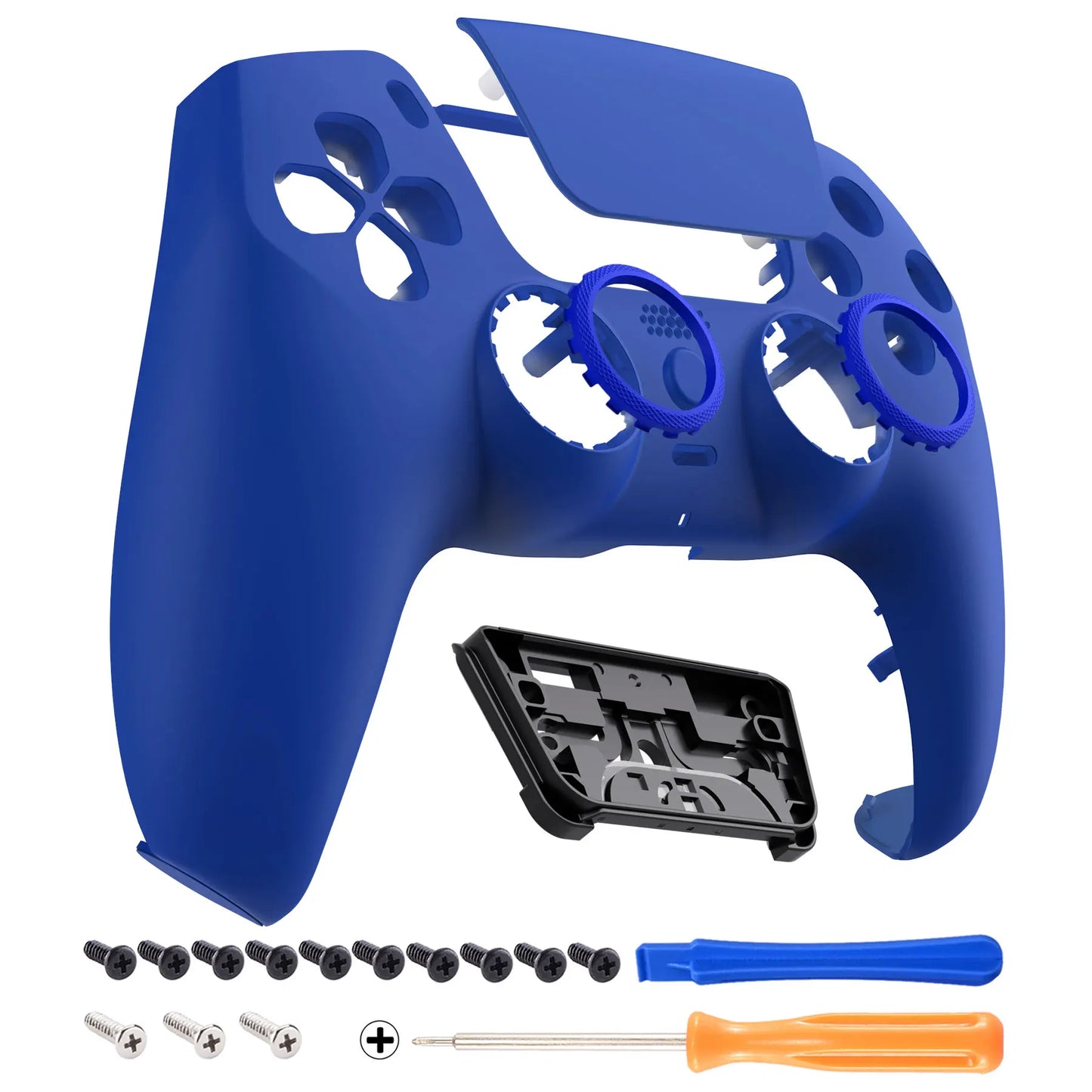 eXtremeRate LUNA Redesigned Replacement Front Shell Touchpad Compatible with ps5 Controller BDM-010/020/030/040/050