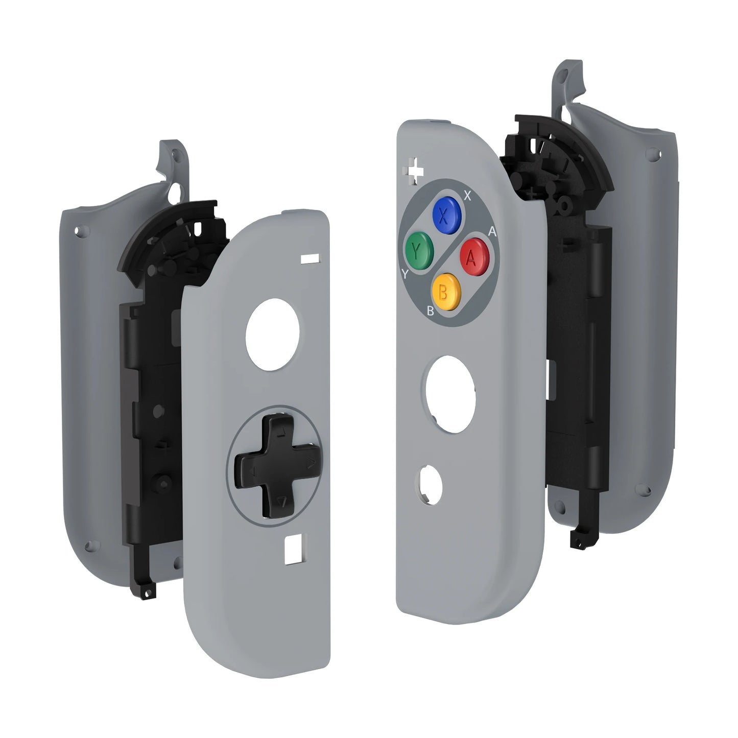 eXtremeRate Housing W/Full Set Buttons for Nintendo Switch JoyCon & OLED JoyCon - SNES Classic EU Style