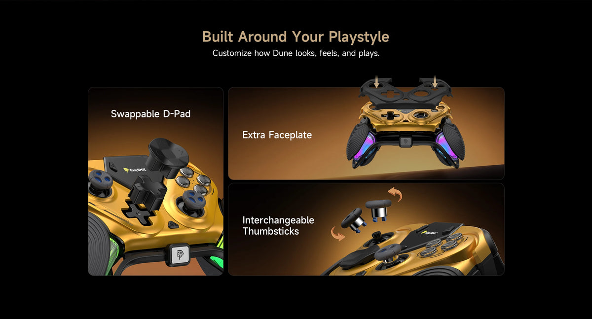 EasySMX Dune 8K Wireless Gaming Controller For PC/Steam/Switch/Android/iOS