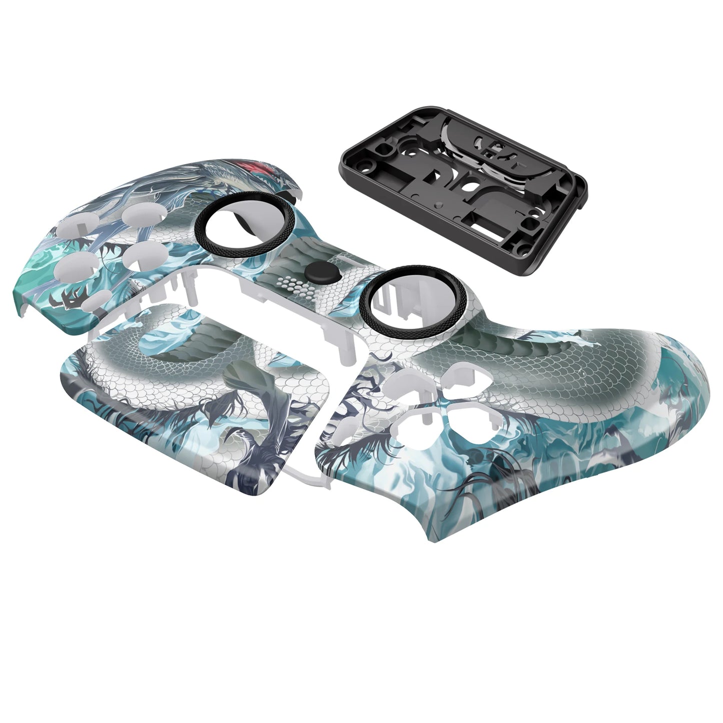 eXtremeRate LUNA Redesigned Replacement Front Shell Touchpad For ps5 Controller BDM-010/020/030/040/050