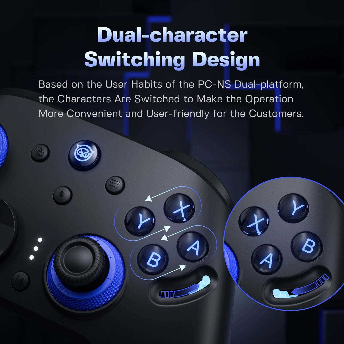 NYXI Imperial Wireless PC Gaming Controller for PC/Switch/Android