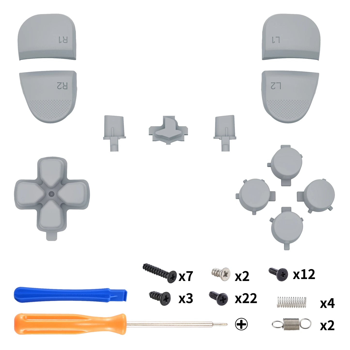 eXtremeRate Replacement Full Set Buttons for ps5 Edge Controller