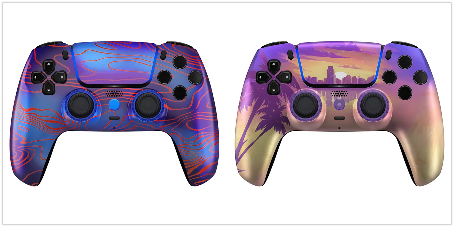 eXtremeRate LUNA Redesigned Replacement Front Shell Touchpad Compatible with ps5 Controller BDM-010/020/030/040/050