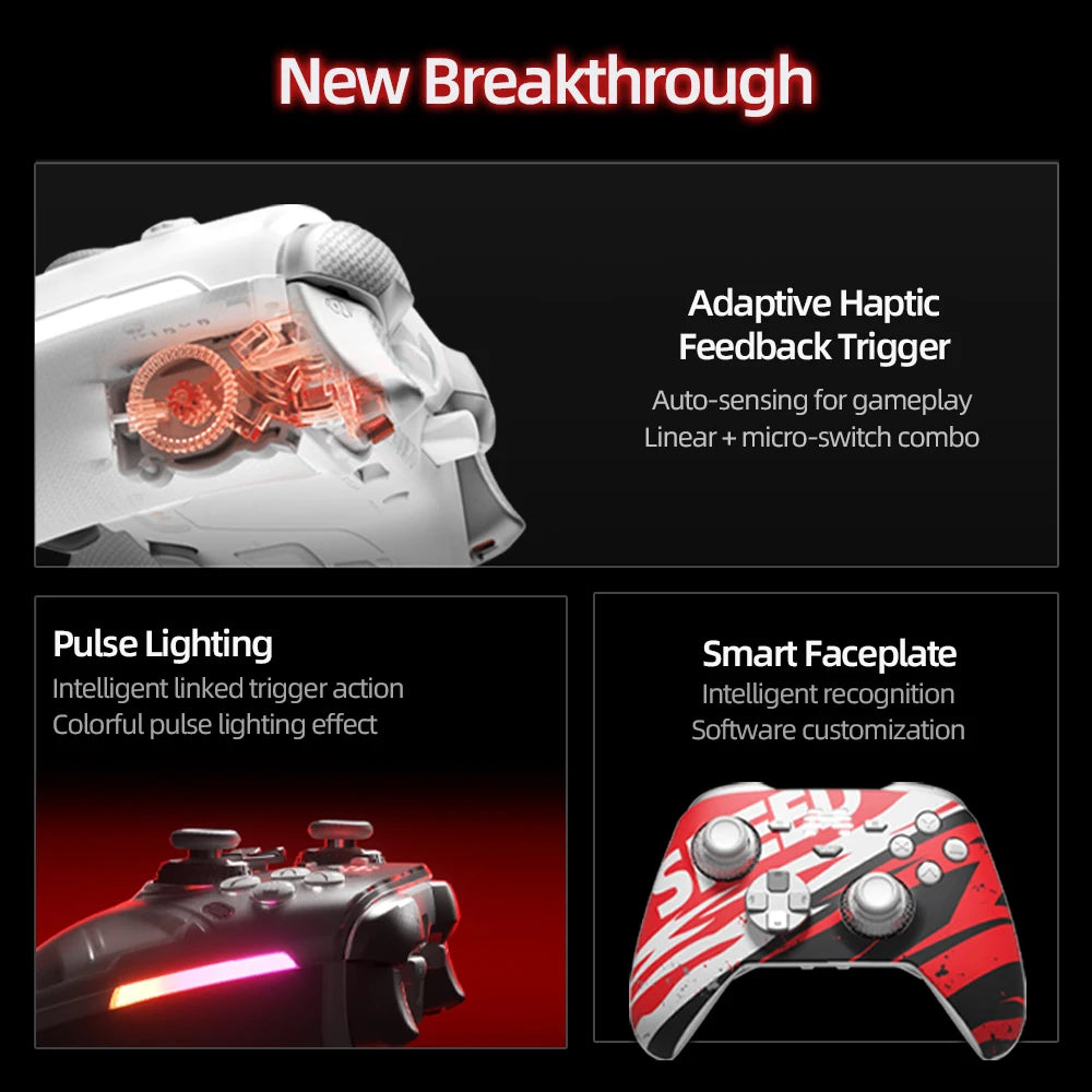 Beitong KP70 Elite: AI-Enhanced Wireless Gaming Controller  for PC/Switch 1&2/Android