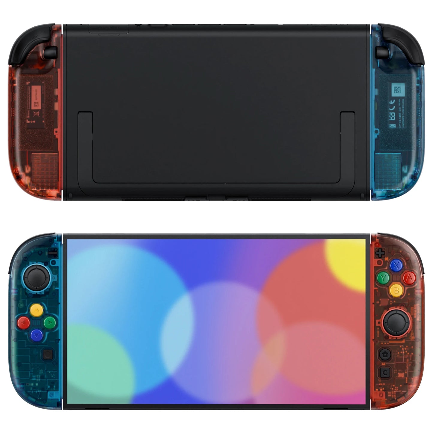 eXtremeRate for Joycon 2 DIY Replacement Shell Buttons, Case & Decorative Strips & Tools for Nintendo Switch 2 - Essence Version