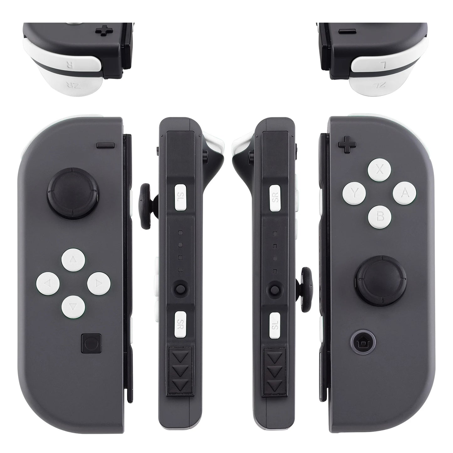 eXtremeRate Full Set Buttons with Tools for NS Switch JoyCon & Switch OLED Joycon - White