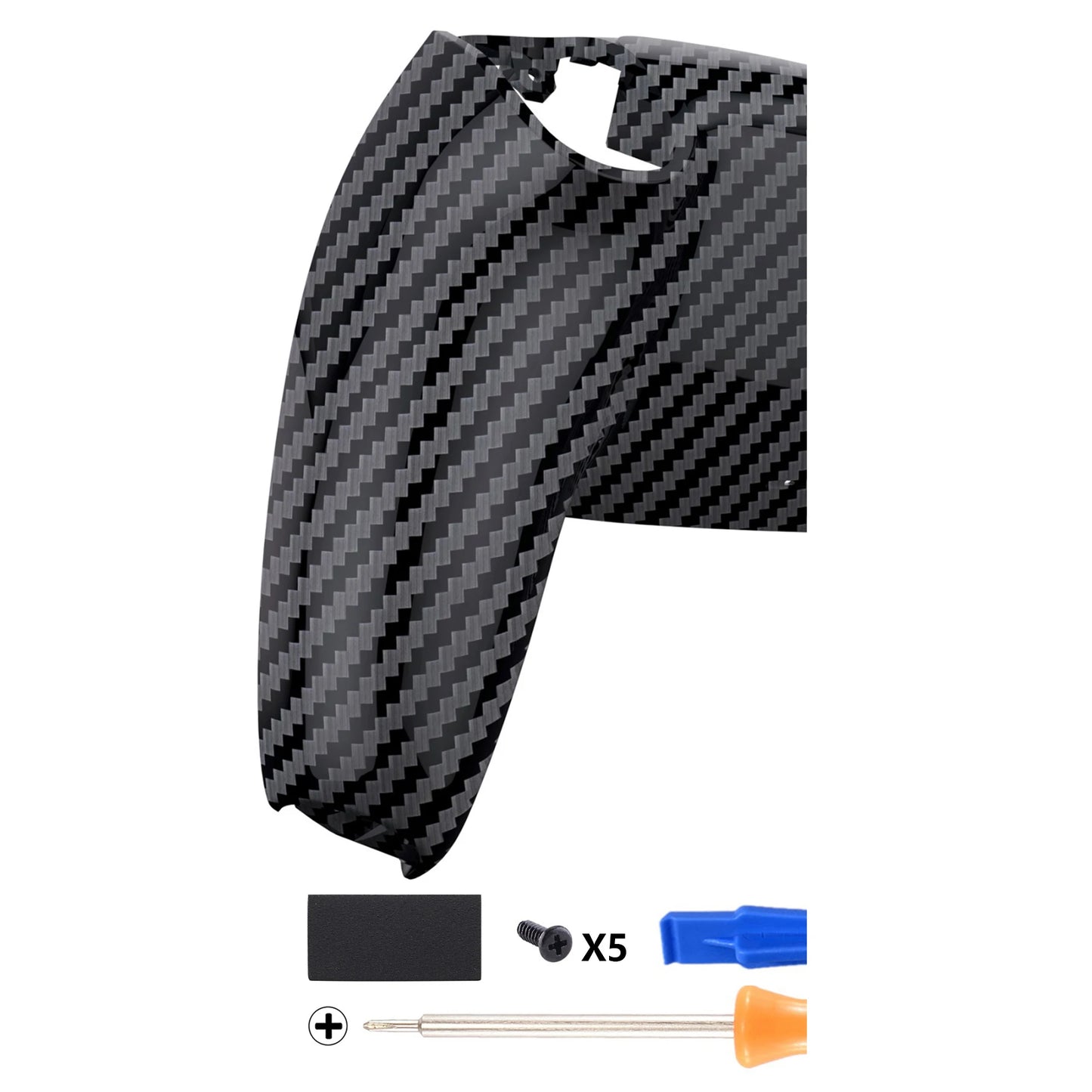 eXtremeRate Replacement Back Housing Bottom Shell Compatible with ps5 Controller BDM-010/020/030/040/050