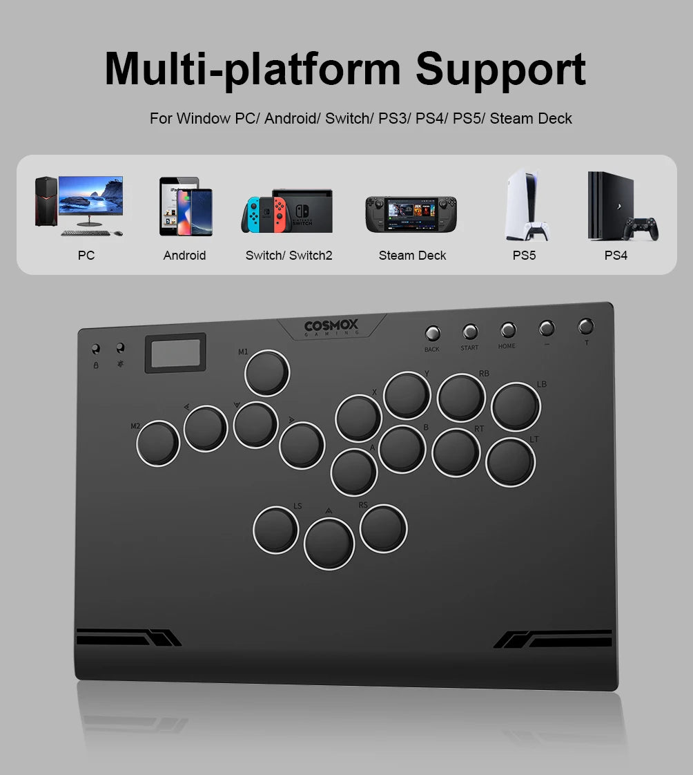 Haute42-COSMOX M Ultra 2 Aluminium Alloy Leverless Controller for PC/PS5/PS4/Steam/Switch
