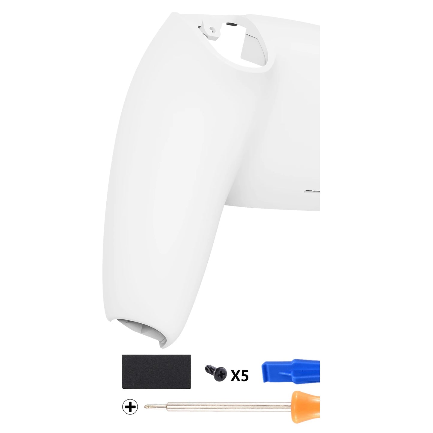 eXtremeRate Replacement Back Housing Bottom Shell Compatible with ps5 Controller BDM-010/020/030/040/050