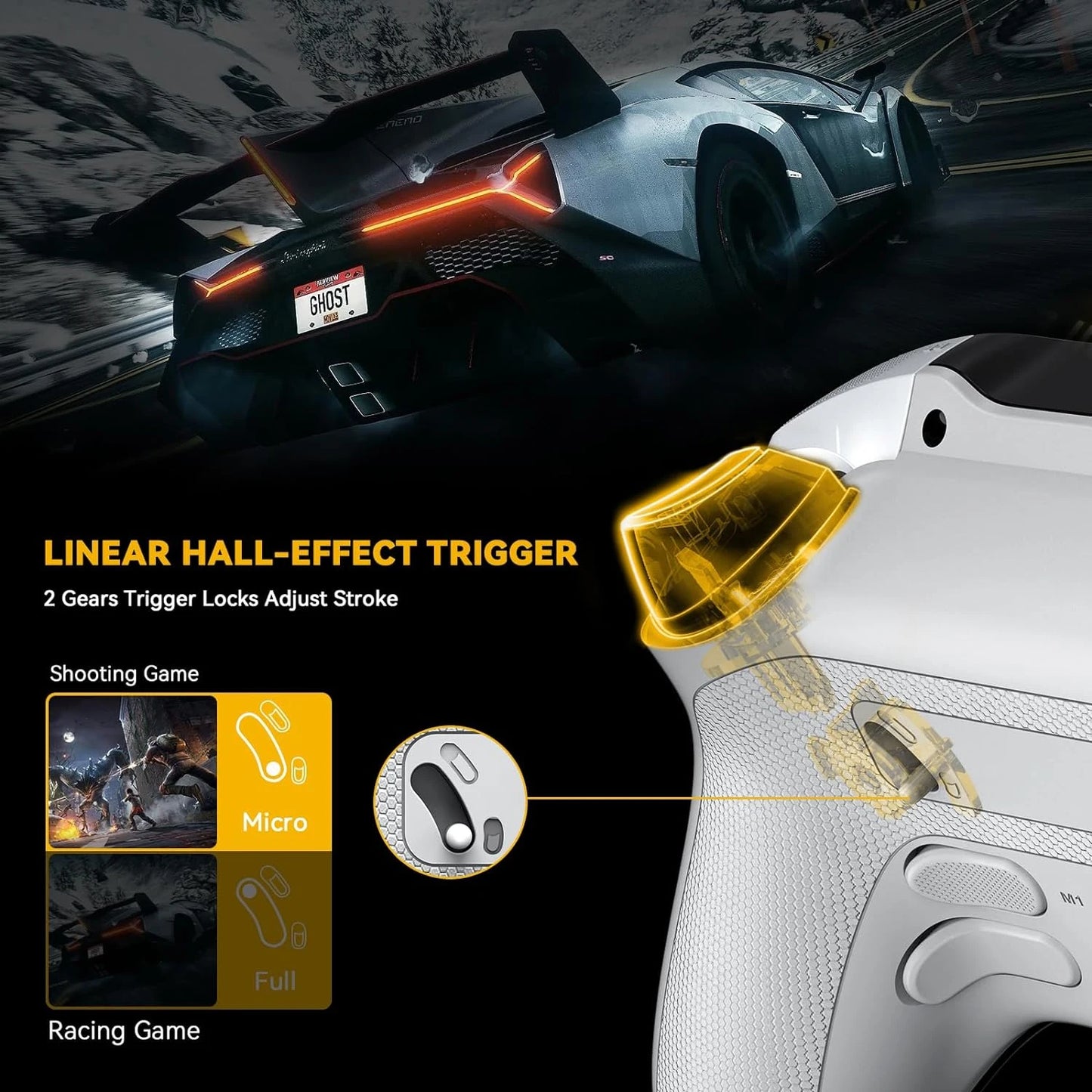 Manba One V2 Wireless Gaming Controller for PC/Switch/iOS/Android