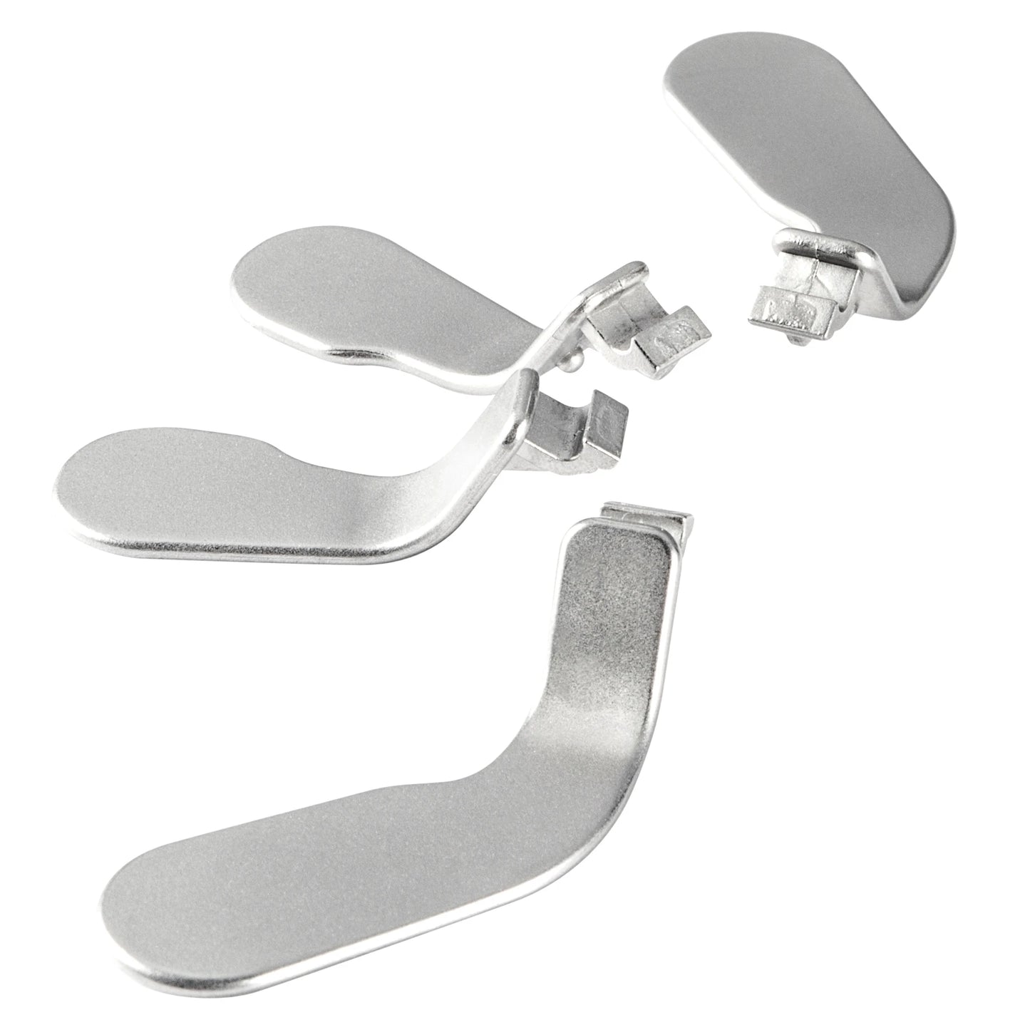 eXtremeRate Metal Stainless Steel Replacement Paddles Hair Trigger Compatible with Xbox One Elite Series 1 / Series 2 Controller
