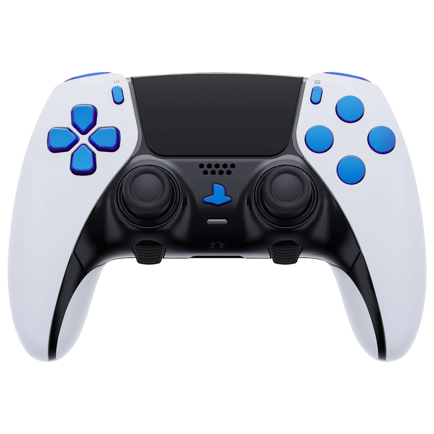 eXtremeRate for ps5 Edge Controller Replacement Chrome Full Set Buttons