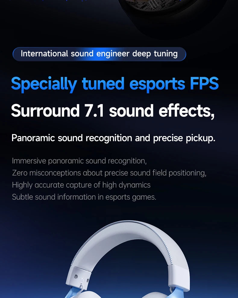 MCHOSE V9 Pro E-Sports Wireless Gaming Headset