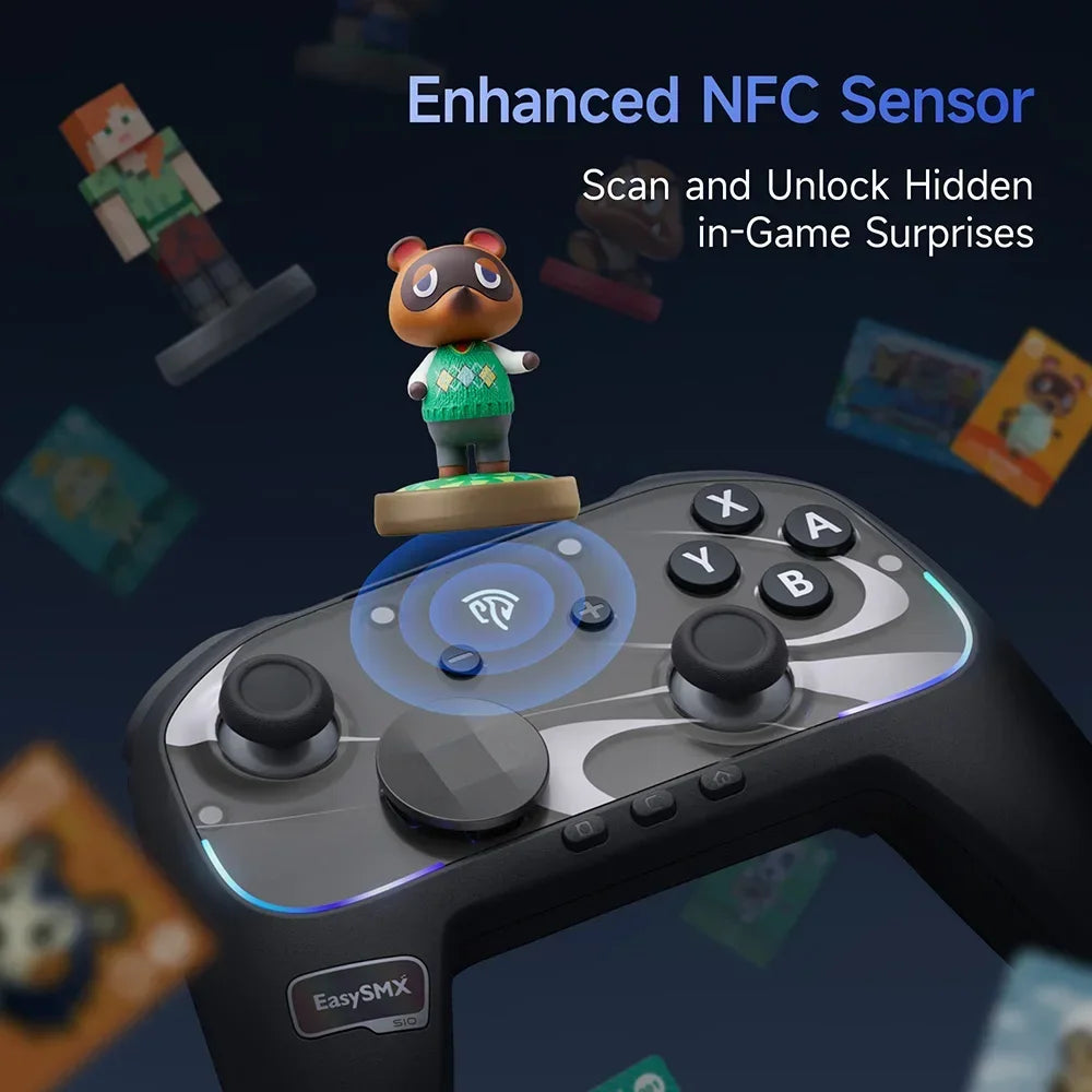 EasySMX S10 Wireless Gaming Controller For PC/Switch 1&2/Android/iOS/Steam