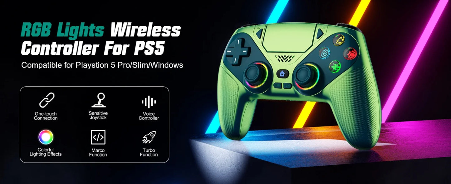 GAMROMBO Wireless Gaming Controller for PS5/PC