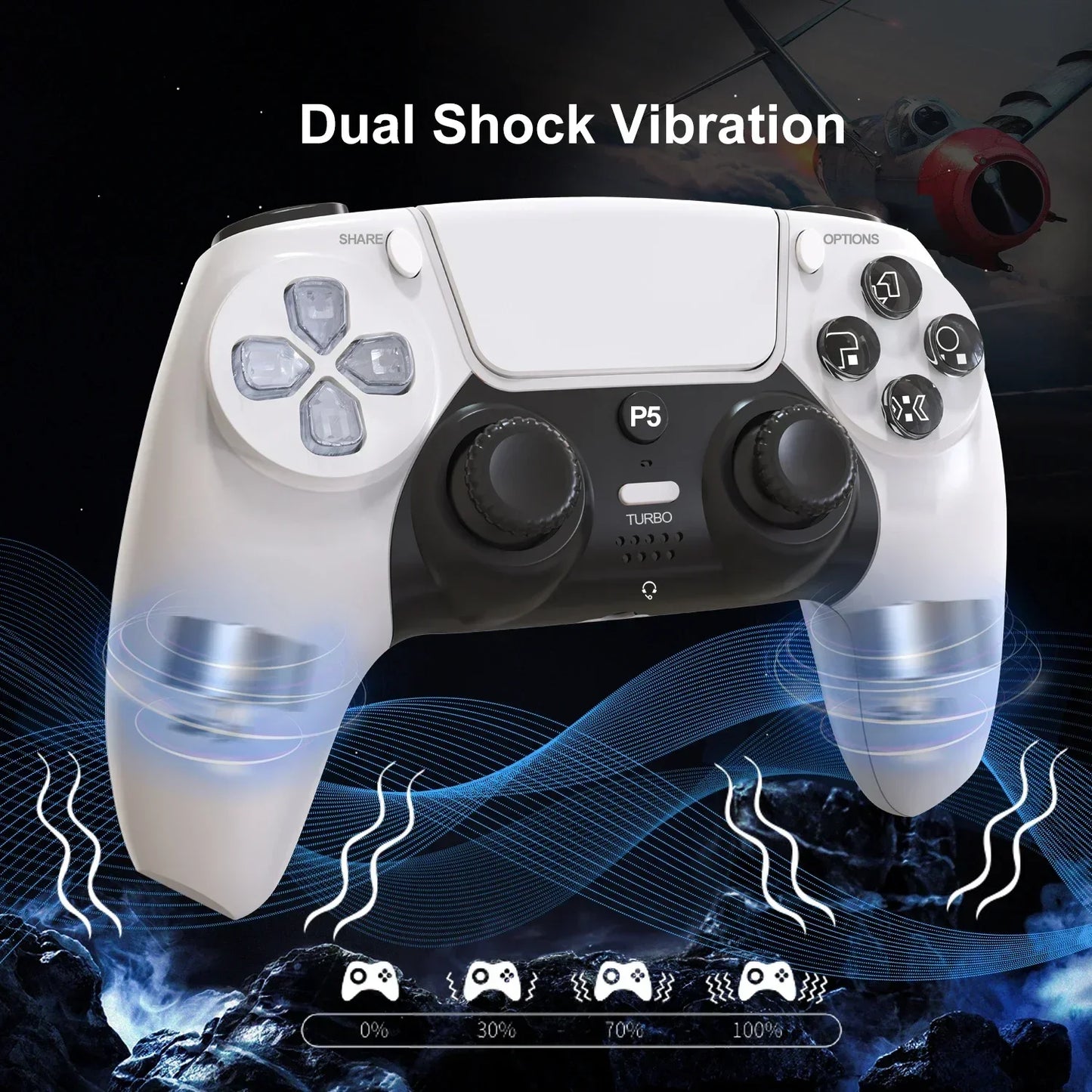 GAMINJA P50A Wireless Gaming Controller For PS5/PC