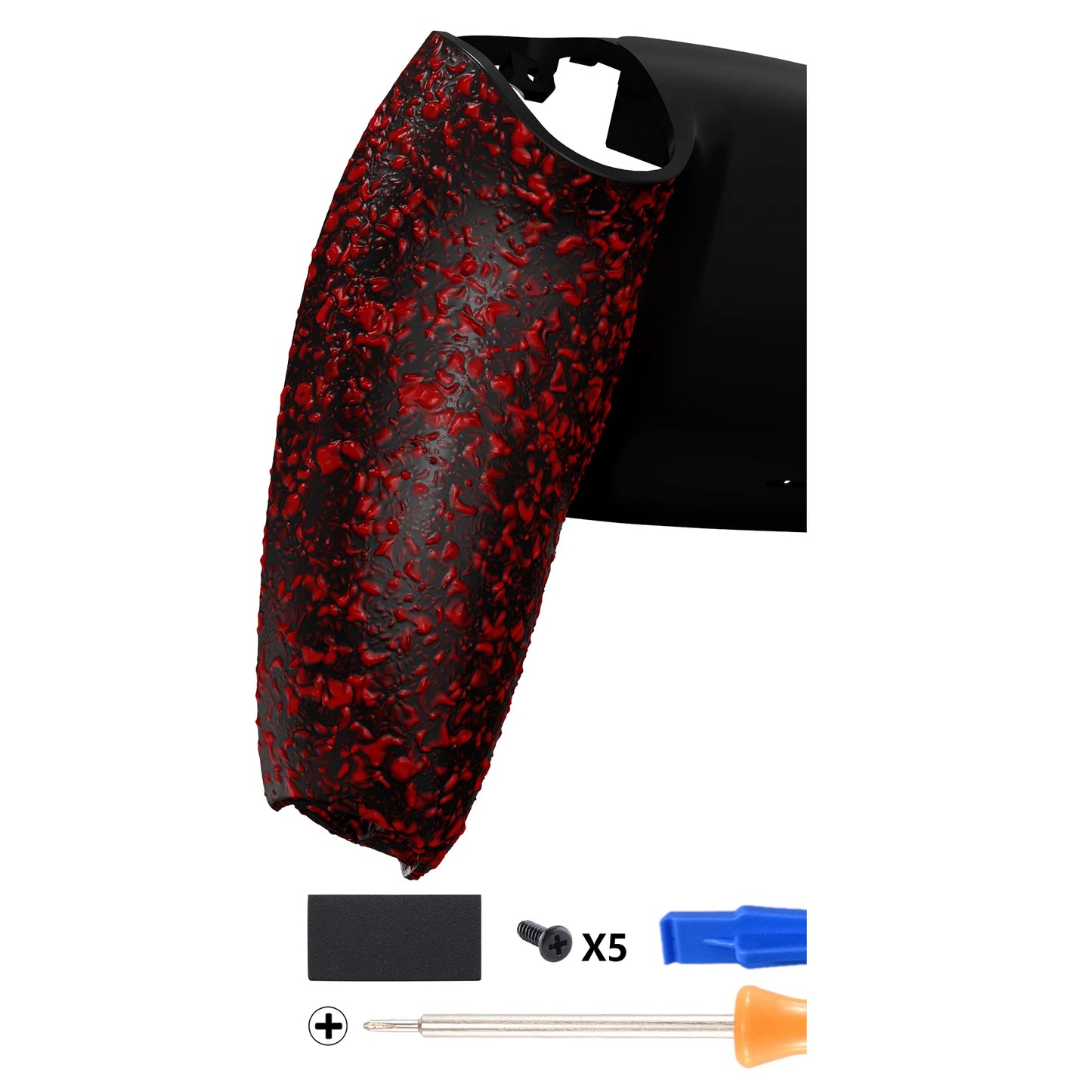 eXtremeRate Replacement Back Housing Bottom Shell Compatible with ps5 Controller BDM-010/020/030/040/050