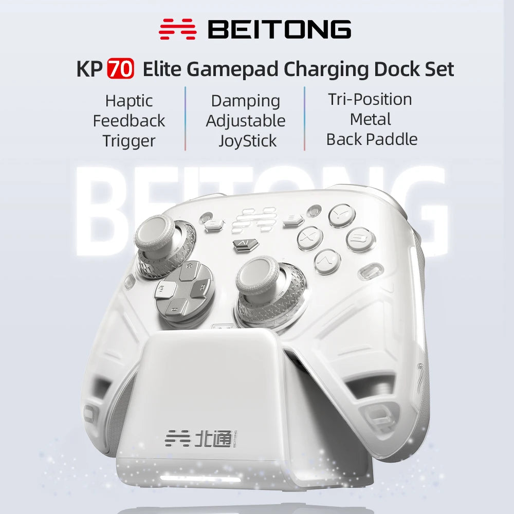 Beitong KP70 Elite: AI-Enhanced Wireless Gaming Controller  for PC/Switch 1&2/Android