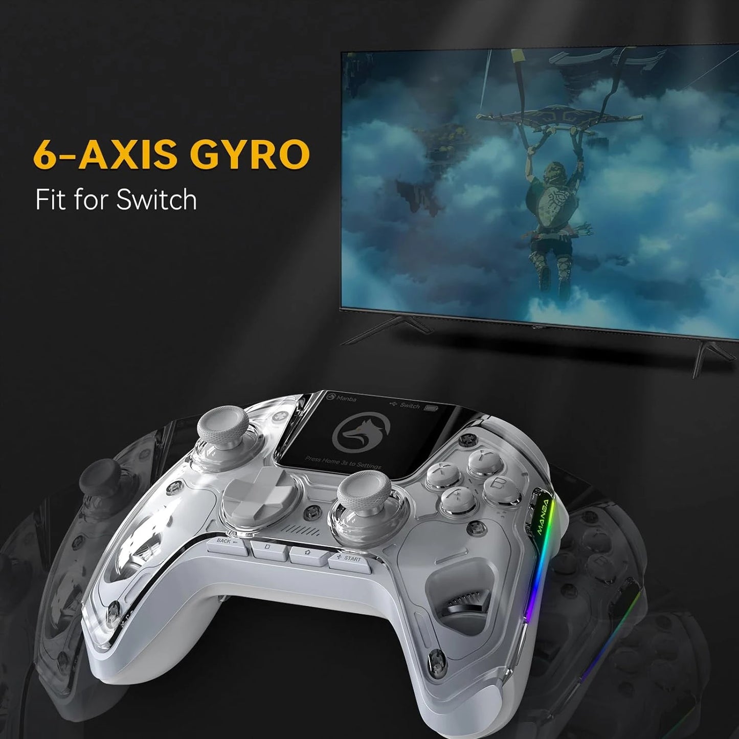 Manba One V2 Wireless Gaming Controller for PC/Switch/iOS/Android
