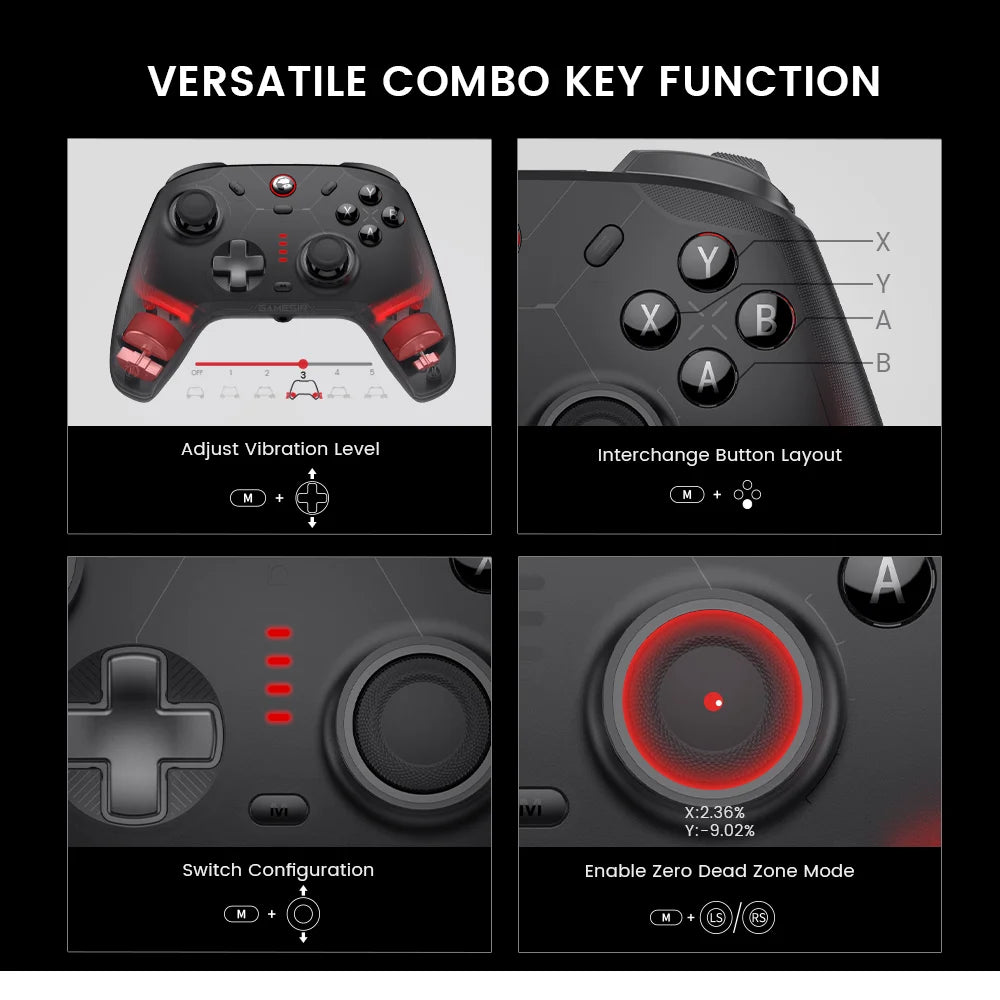 GameSir Cyclone 2 Wireless Gaming Controller for PC/Switch/iOS/Android