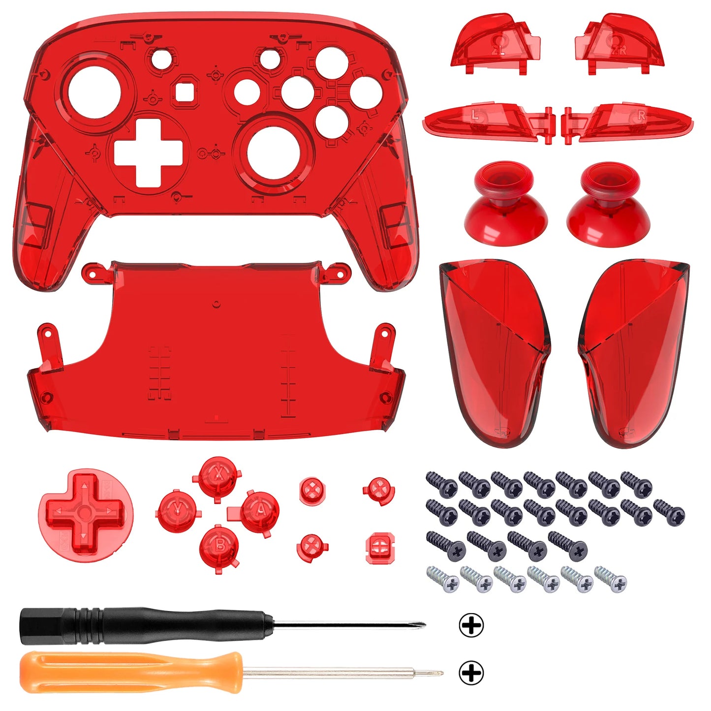eXtremeRate DIY Replacement Housing Shell for Nintendo Switch Pro Controller