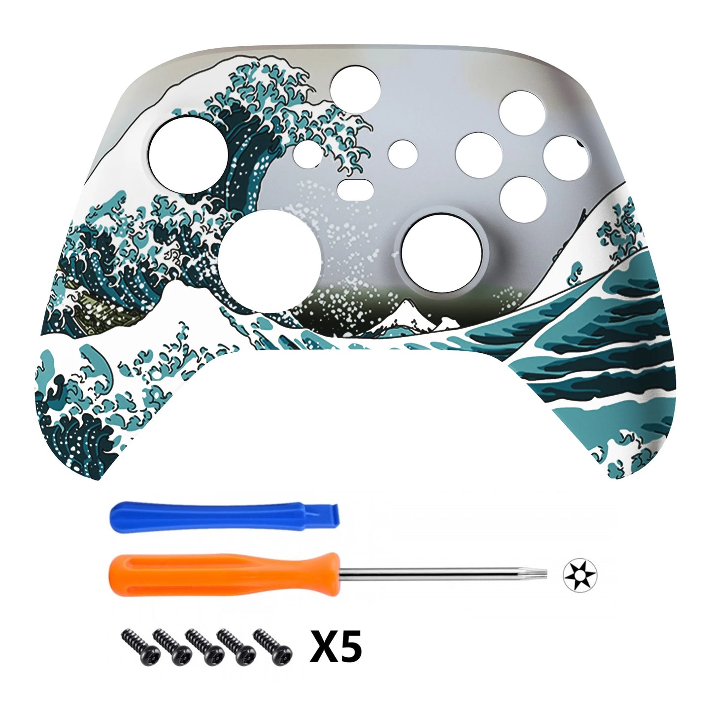 eXtremeRate Replacement Front Housing Shell Custom Cover Faceplate for Xbox Core Wireless ( Xbox Series X/S ) Controller