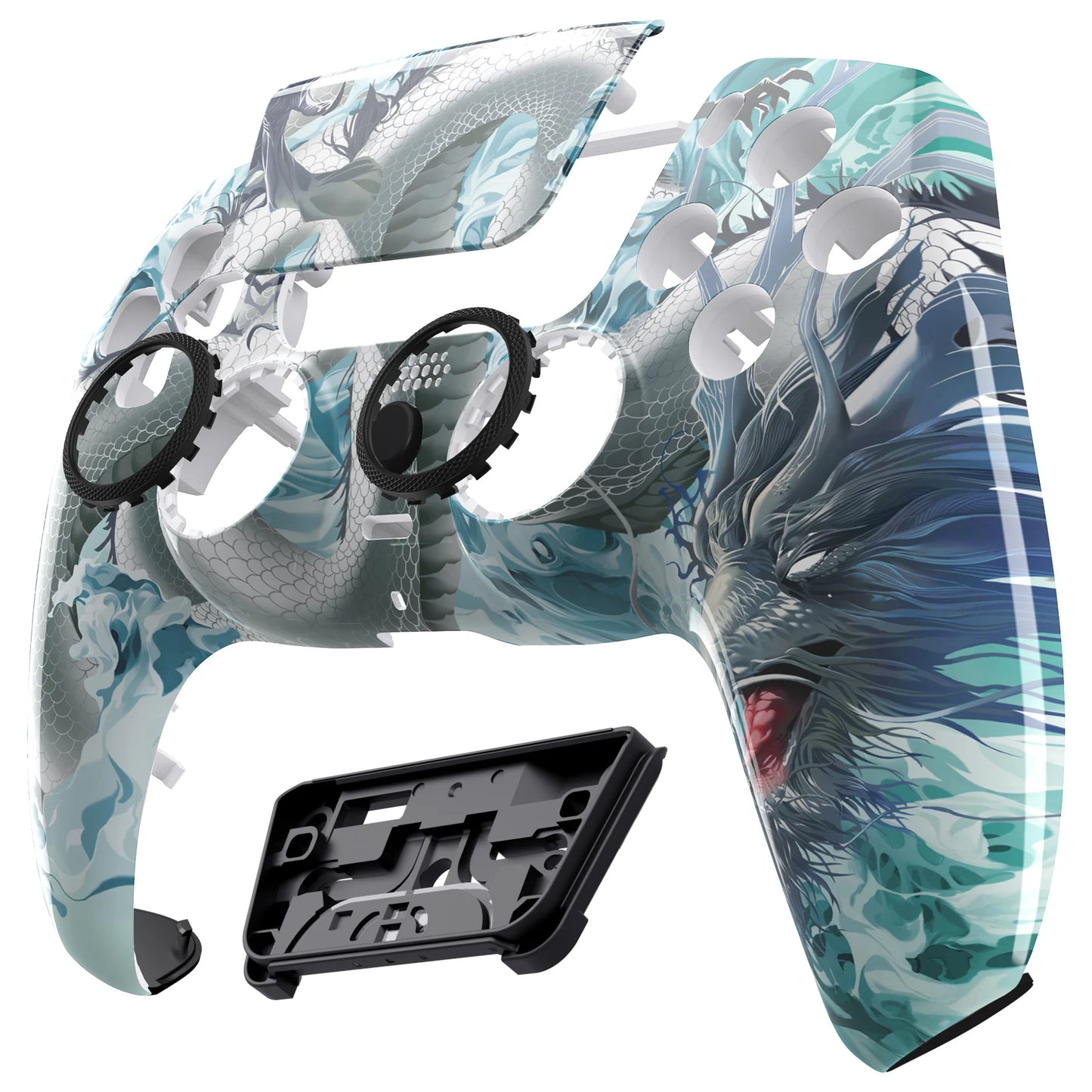 eXtremeRate LUNA Redesigned Replacement Front Shell Touchpad For ps5 Controller BDM-010/020/030/040/050