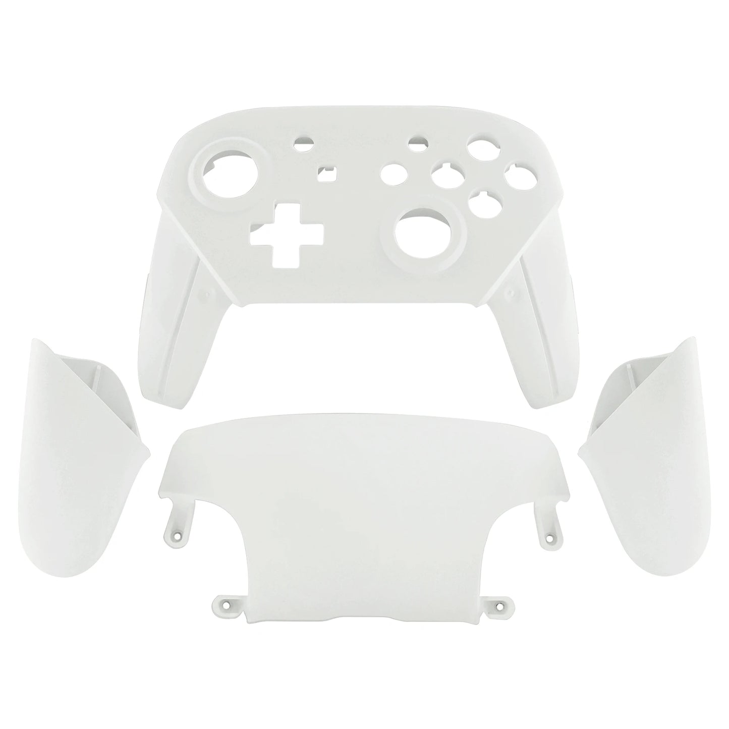 eXtremeRate DIY Grip Housing Shell for NS Switch Pro Controller - Black, Octagonal Gated Sticks Design