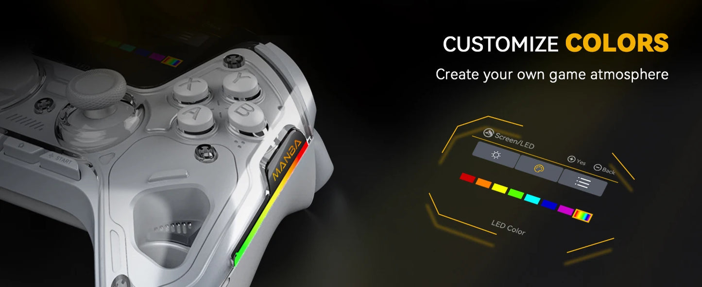 Manba One V2 Wireless Gaming Controller for PC/Switch/iOS/Android