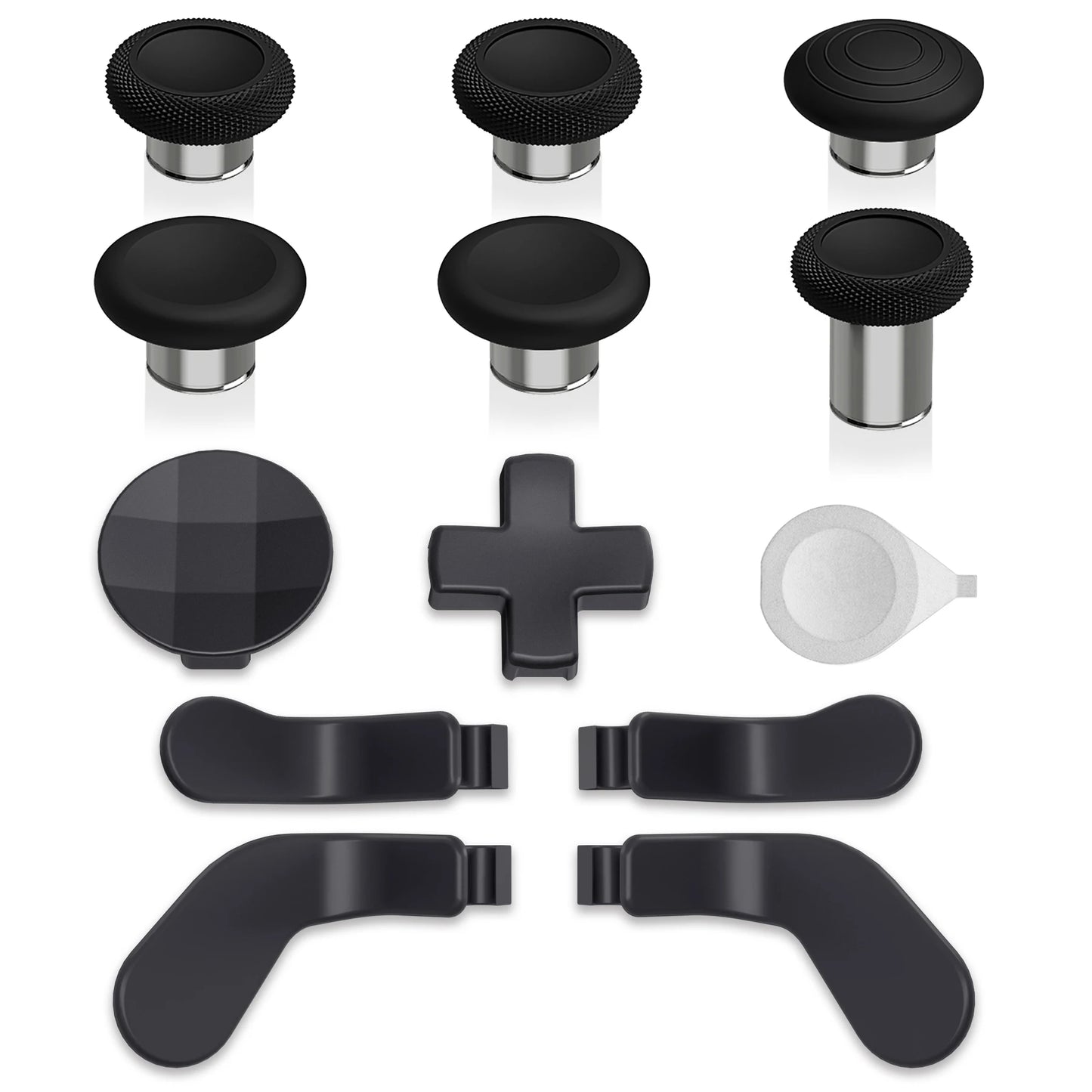 eXtremeRate Metal Thumbsticks & Adjustment Tool, D-Pads, Paddles for Xbox Elite Series 2 Controller, 13 in 1 Component Pack Kit