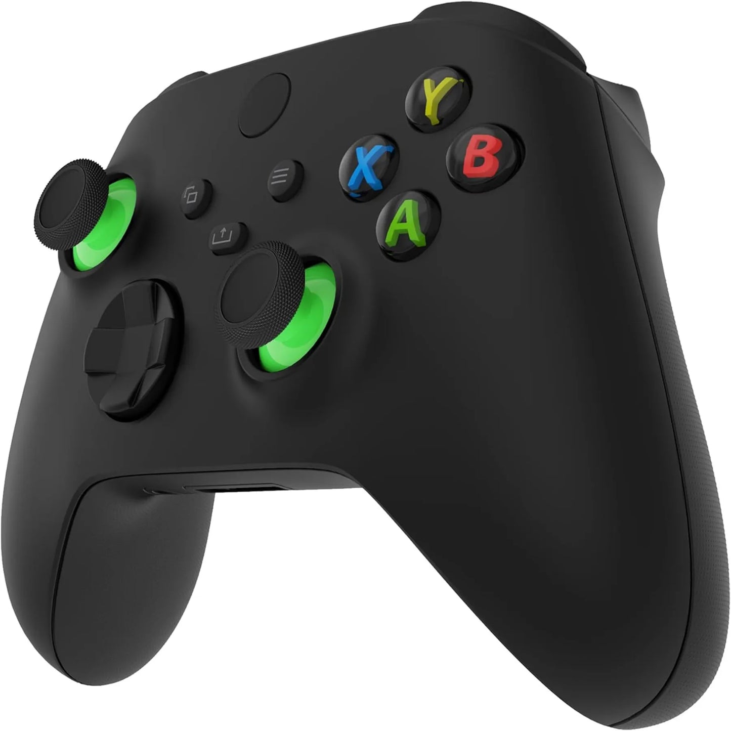 eXtremeRate 4 pcs Replacement Joystick for Xbox One & Xbox Series X/S & Xbox One S/X & Xbox Elite V1- Black bottom series